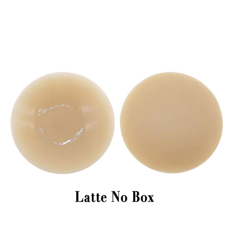 Non Adhesive Bra Liner Nipple Covers Pasties Reusable Silicone Breast Petals Chest Stickers No Show Boob Tape Inserts for Women