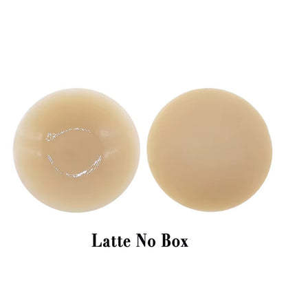 Non Adhesive Bra Liner Nipple Covers Pasties Reusable Silicone Breast Petals Chest Stickers No Show Boob Tape Inserts for Women