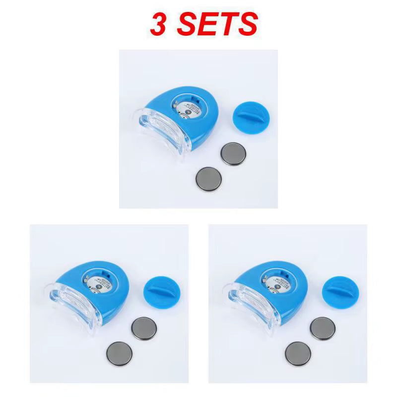 Teeth Whitening Portable Mini Led Blue Light Smart Whitener Instrument Teeth Bleaching Beauty Health Tool
