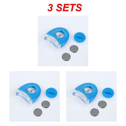 Teeth Whitening Portable Mini Led Blue Light Smart Whitener Instrument Teeth Bleaching Beauty Health Tool