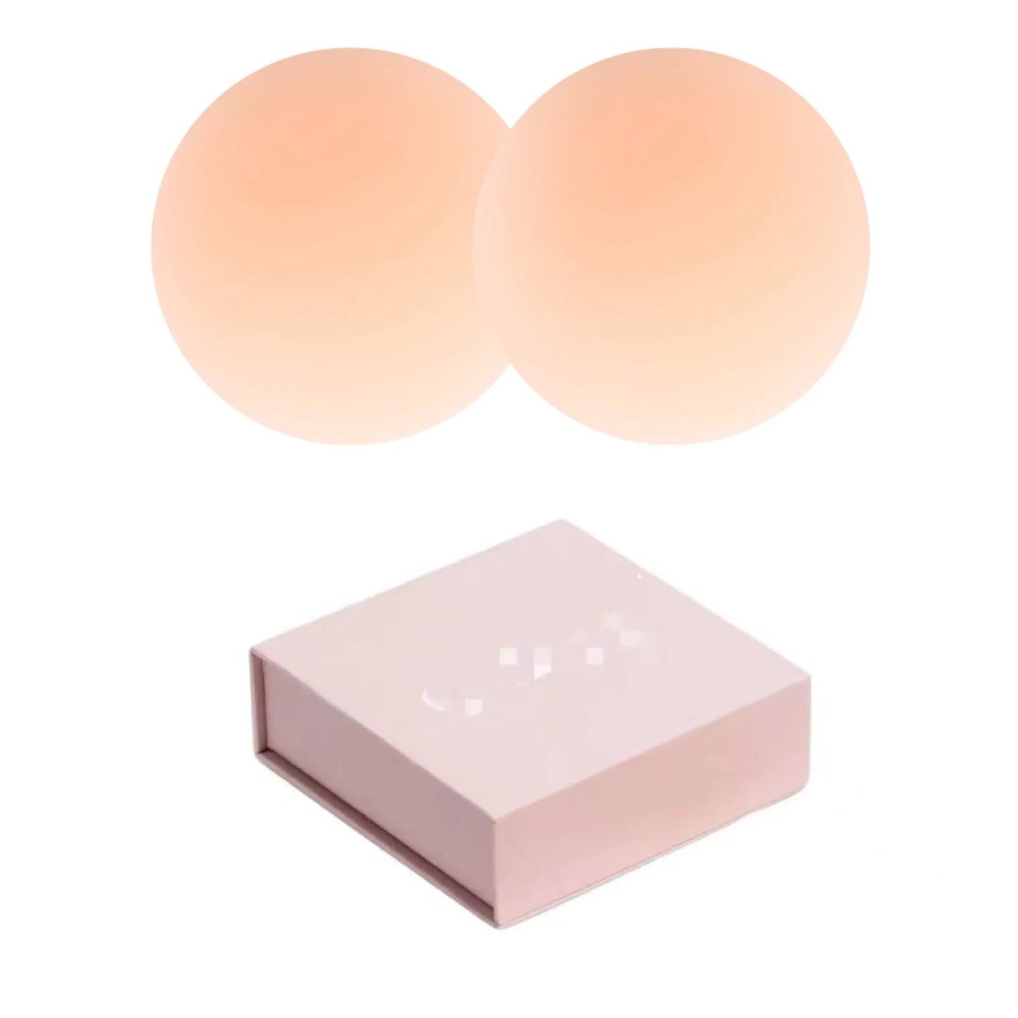 Braless Seamless for Cakes Cover Ultra Thin Invisible Bra Nipple Cover Bioadhesive Silicone Reusable Sweatproof Travel Boob Bra