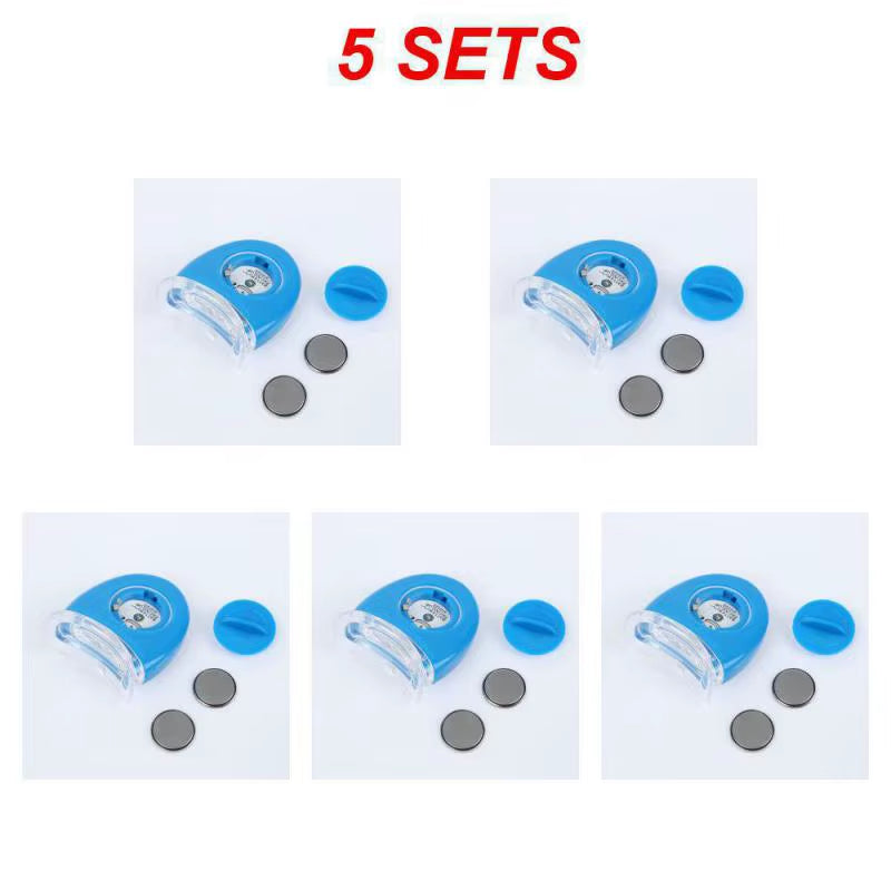 Teeth Whitening Portable Mini Led Blue Light Smart Whitener Instrument Teeth Bleaching Beauty Health Tool
