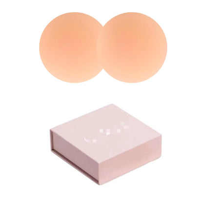 Braless Seamless for Cakes Cover Ultra Thin Invisible Bra Nipple Cover Bioadhesive Silicone Reusable Sweatproof Travel Boob Bra