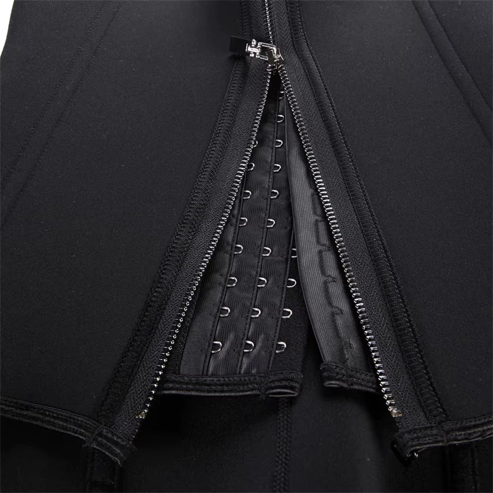 Waist Trainer Tank Top for Women Zipper Body Shaper Tummy Control Sleeveless Top Women'S Activewear Body Shaping Underwear