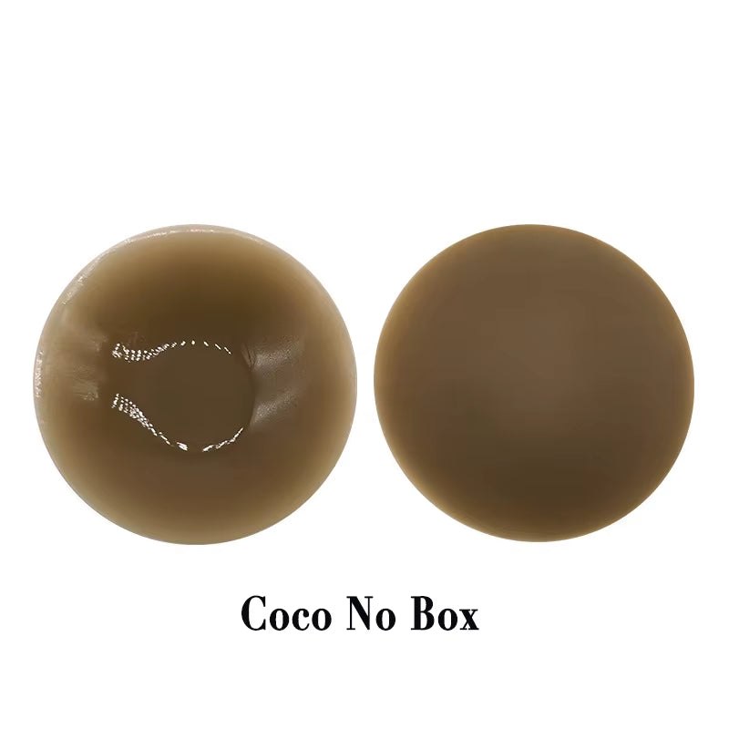 Non Adhesive Bra Liner Nipple Covers Pasties Reusable Silicone Breast Petals Chest Stickers No Show Boob Tape Inserts for Women