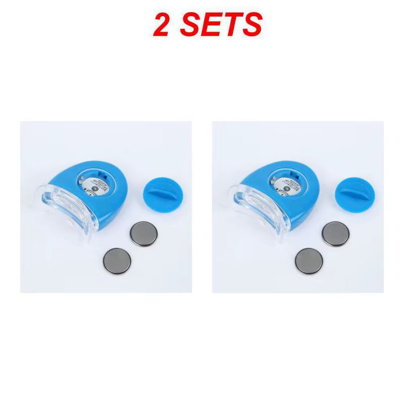 Teeth Whitening Portable Mini Led Blue Light Smart Whitener Instrument Teeth Bleaching Beauty Health Tool