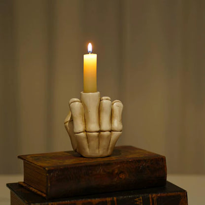 The Middle Flame – Punk Style Hand Gesture Candle Holder