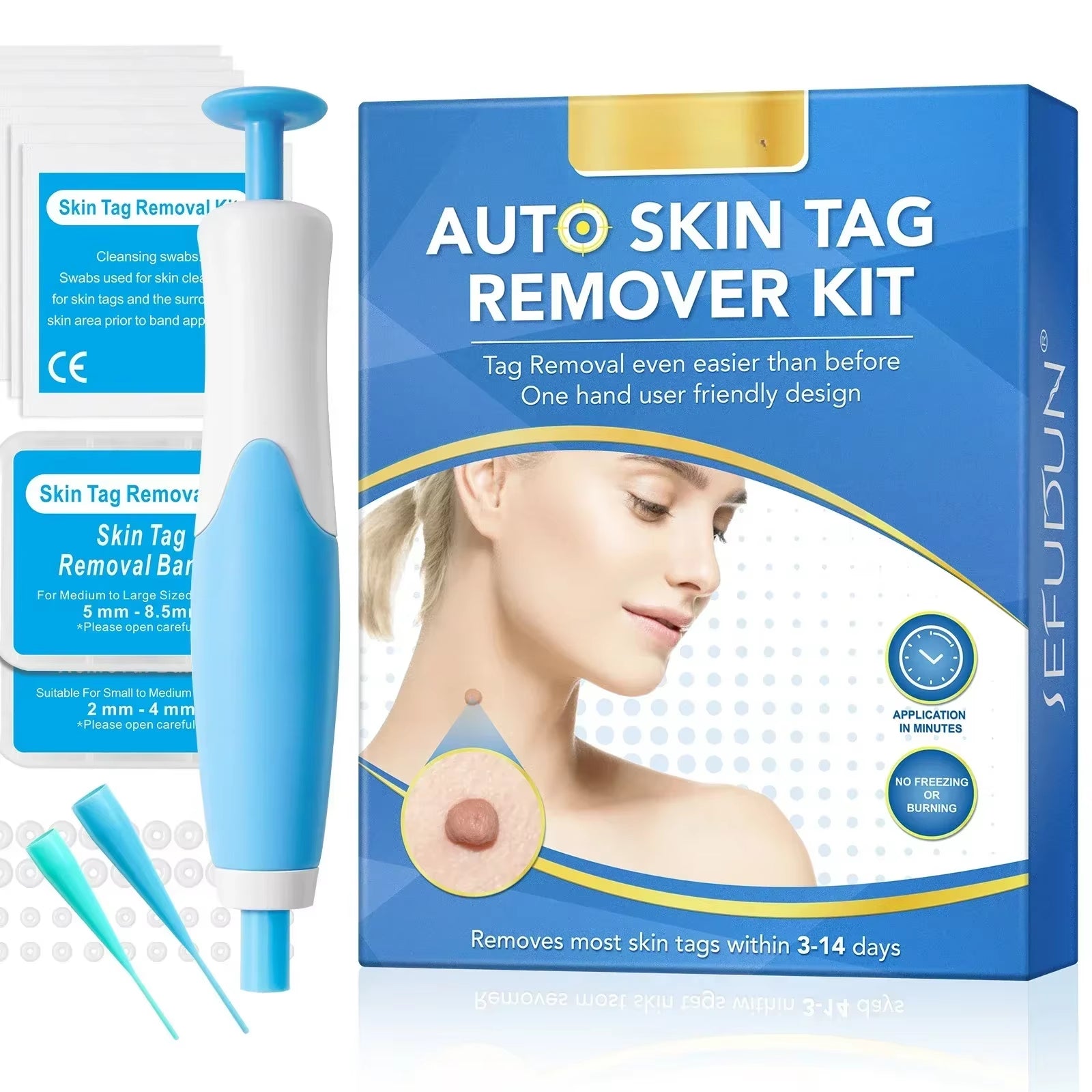 Dual Head Wart Removal Kit Flat Plantar Wart Remover Liquid Pen Flesh Mole Remover Chicken Eye Wart Remover
