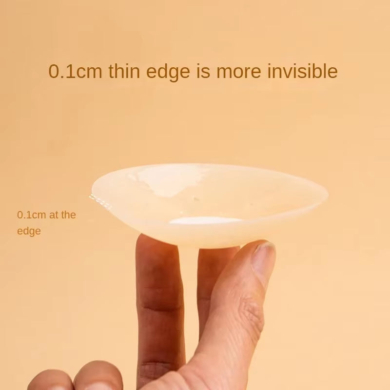 Braless Seamless for Cakes Cover Ultra Thin Invisible Bra Nipple Cover Bioadhesive Silicone Reusable Sweatproof Travel Boob Bra