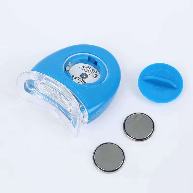 Teeth Whitening Portable Mini Led Blue Light Smart Whitener Instrument Teeth Bleaching Beauty Health Tool