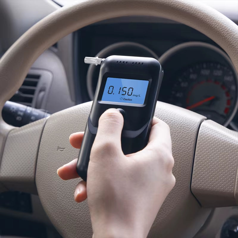 Digital Alcohol Tester Professional Alcohol Detector Breathalyzer Police Alcotester LCD Display Drunk Driving Test