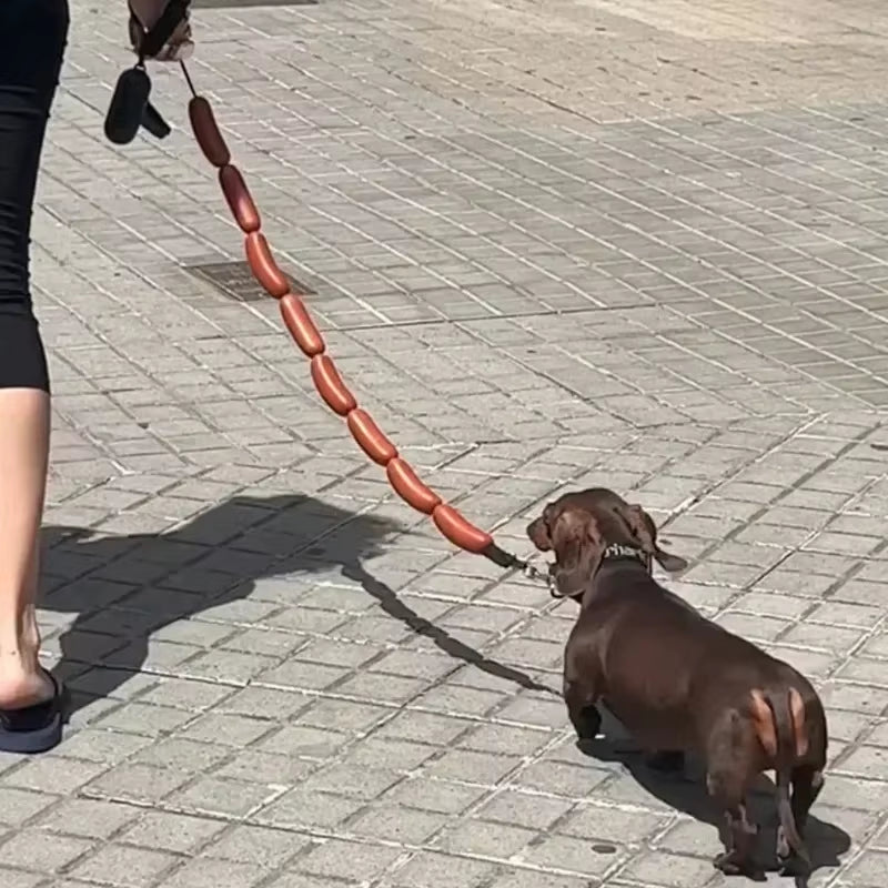Wiener Walker – Sausage Link Dog Leash