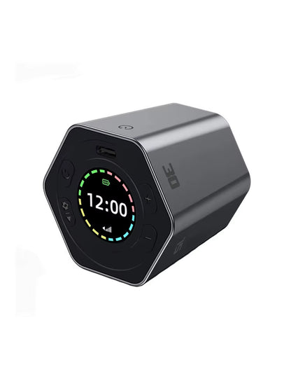 Hexagon Digital Timer Magnetic Mechanical Kitchen Timer Cube Flip Timer Mini Clock Gravity Timer for Studying Cooking Exercising