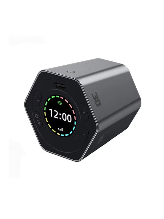 Hexagon Digital Timer Magnetic Mechanical Kitchen Timer Cube Flip Timer Mini Clock Gravity Timer for Studying Cooking Exercising