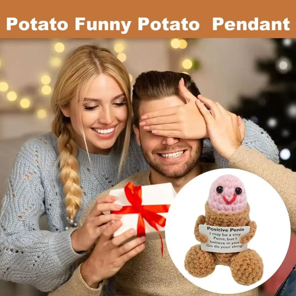 KnottyBuddies – Handmade Cute JJ Pendant - Positive penis 