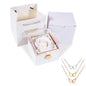 Eternal Rose Jewelry Box – Rotating Ring & Necklace Gift Case
