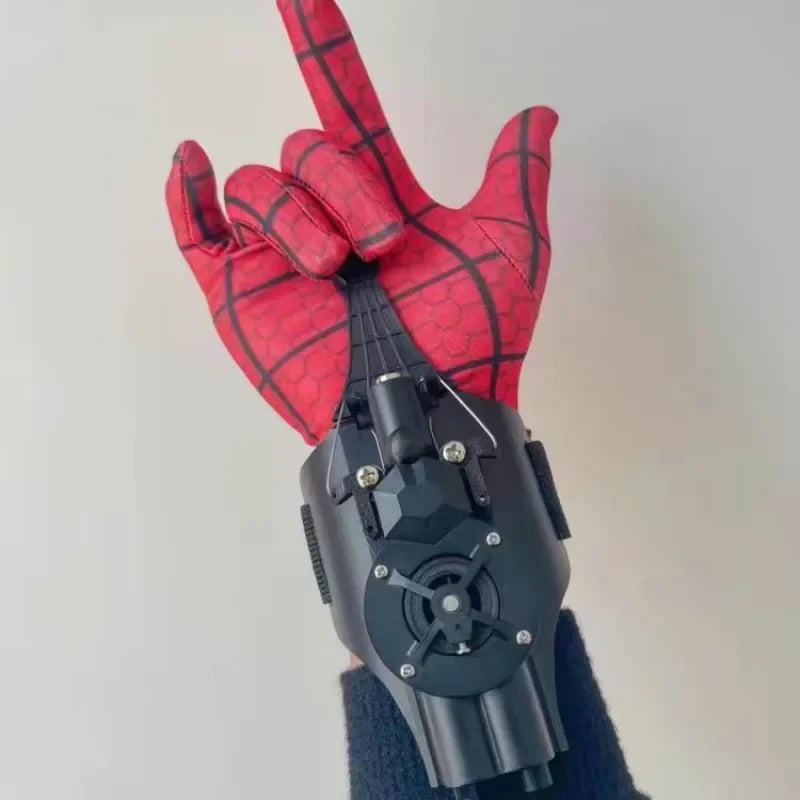 Ml Legends Fully Automatic Peripheral Spiderman Web Shooters Spider Silk Launcher Rope Device Cosplay Toys Props Christmas Gift