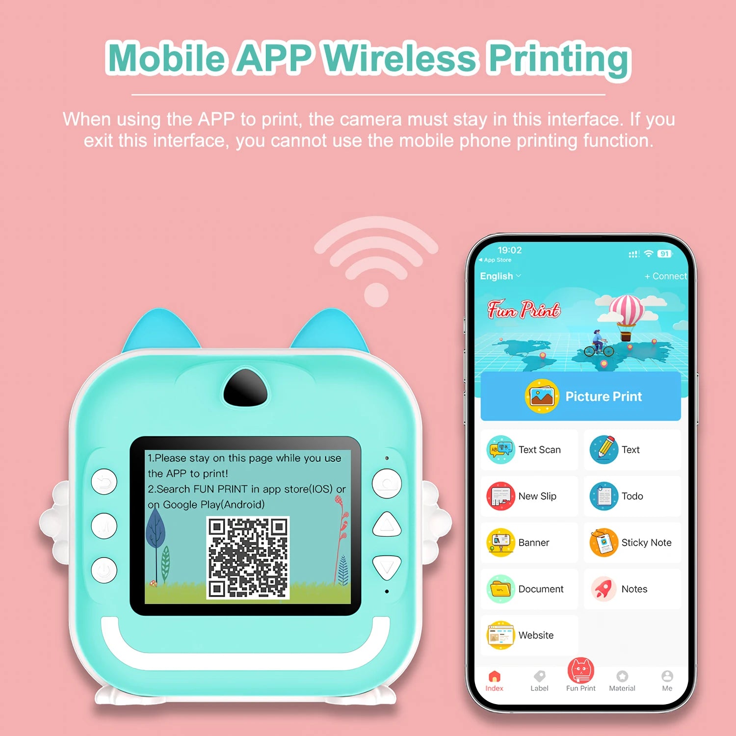 PrintPix Kids Camera – Instant Fun, Instant Memories! 🎨✨