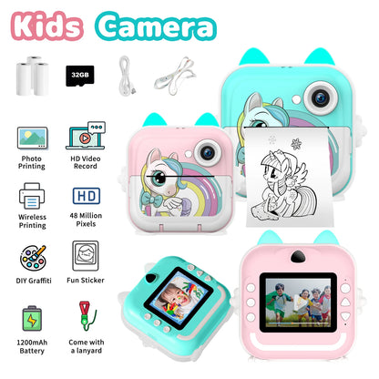 PrintPix Kids Camera – Instant Fun, Instant Memories! 🎨✨