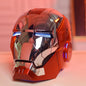 New Autoking 1:1 Mk5 Iron Man Helmet Cosplay Voice Control Eyes with Light Model Toys for Adult Electric Wearable Christmas Gift