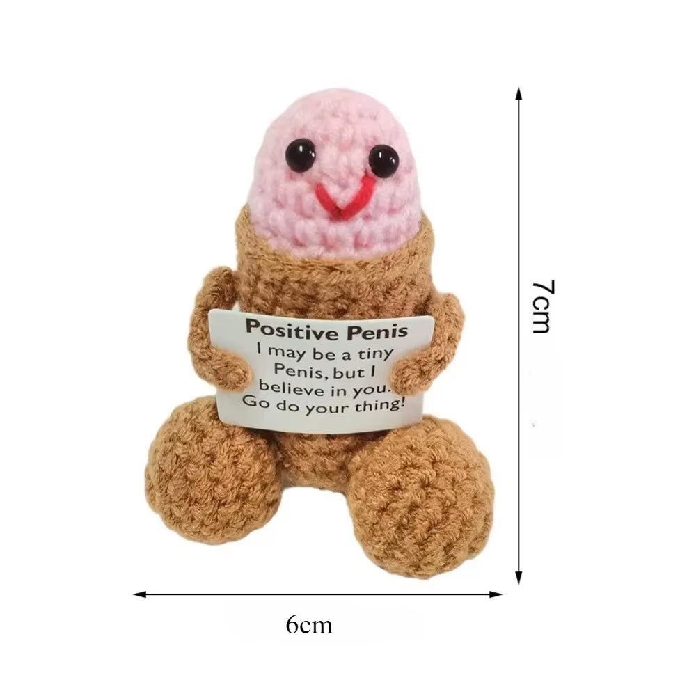 KnottyBuddies – Handmade Cute JJ Pendant - Positive penis 