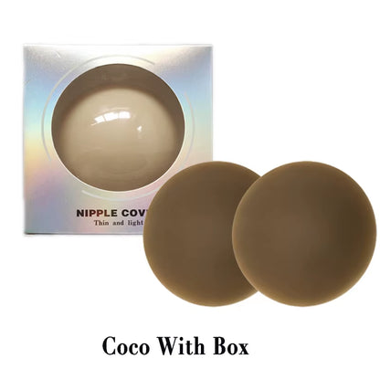 Non Adhesive Bra Liner Nipple Covers Pasties Reusable Silicone Breast Petals Chest Stickers No Show Boob Tape Inserts for Women