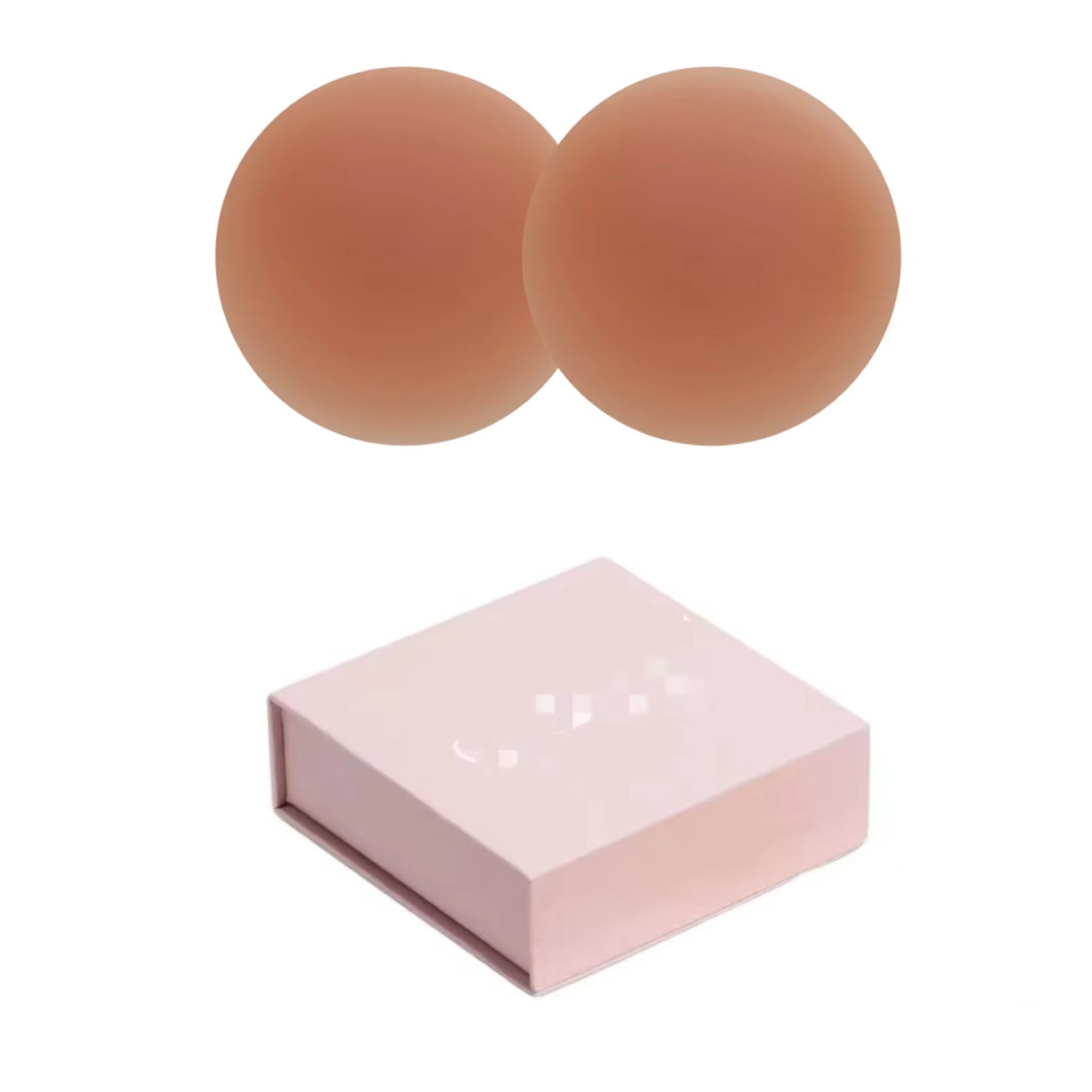 Braless Seamless for Cakes Cover Ultra Thin Invisible Bra Nipple Cover Bioadhesive Silicone Reusable Sweatproof Travel Boob Bra
