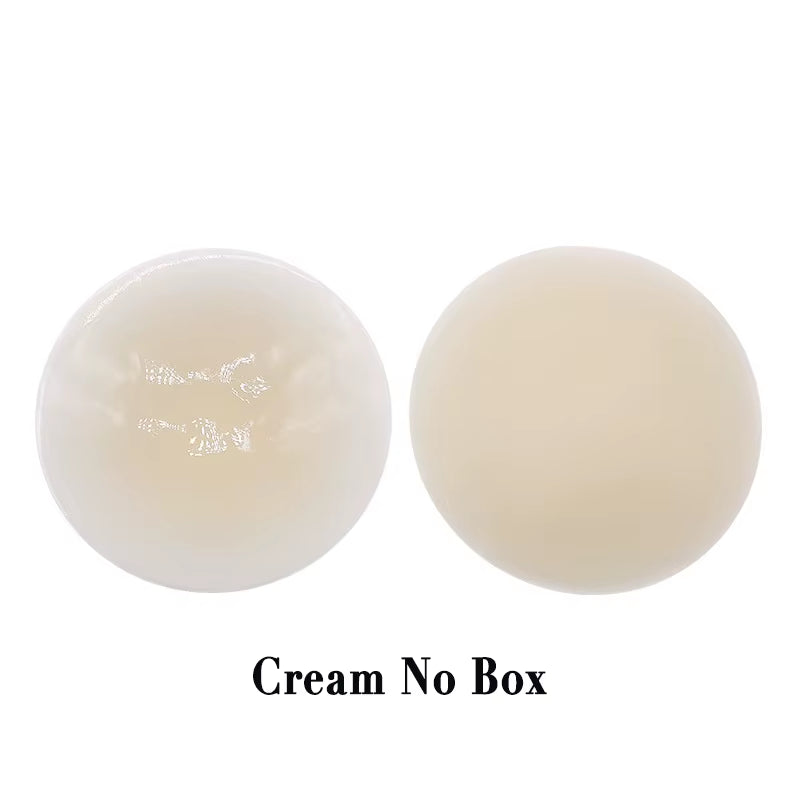 Non Adhesive Bra Liner Nipple Covers Pasties Reusable Silicone Breast Petals Chest Stickers No Show Boob Tape Inserts for Women