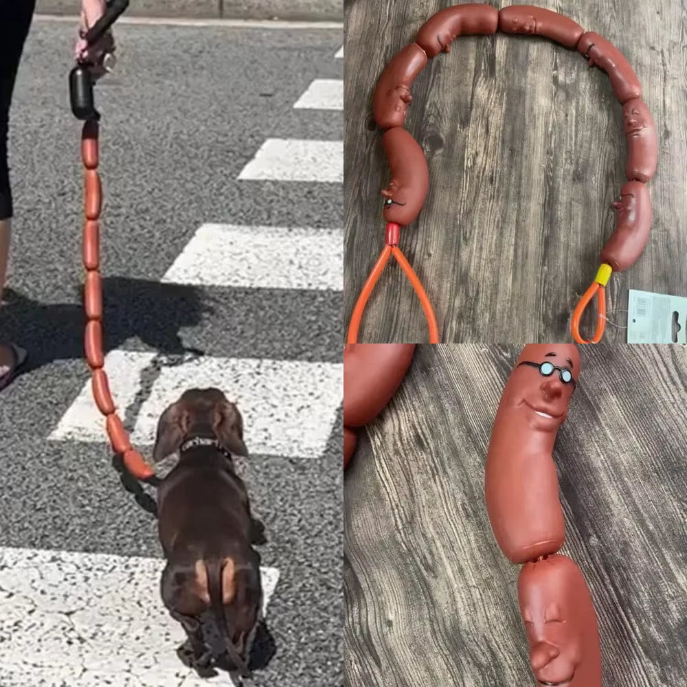 Wiener Walker – Sausage Link Dog Leash