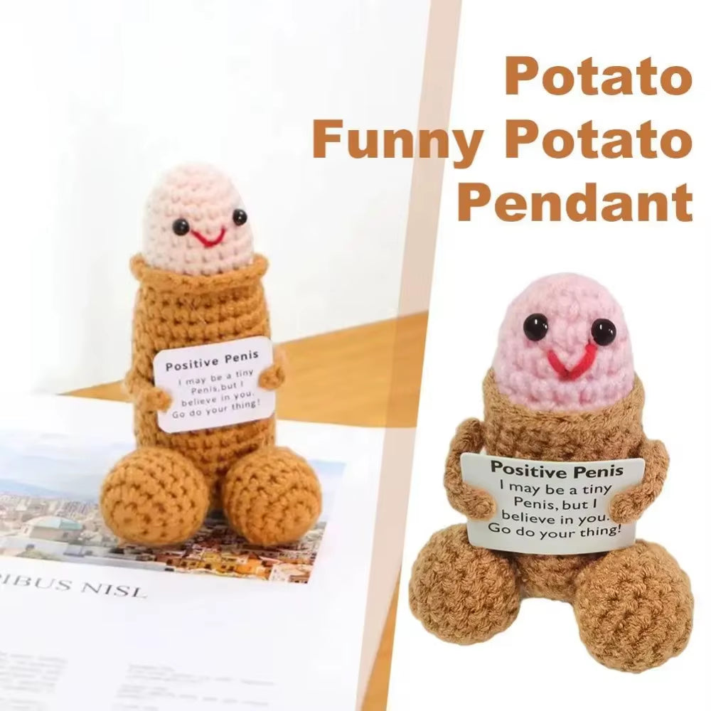 KnottyBuddies – Handmade Cute JJ Pendant - Positive penis 