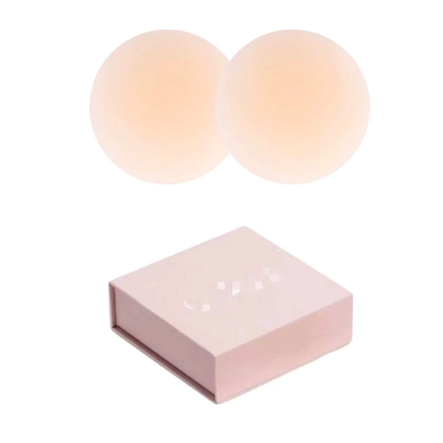 Braless Seamless for Cakes Cover Ultra Thin Invisible Bra Nipple Cover Bioadhesive Silicone Reusable Sweatproof Travel Boob Bra