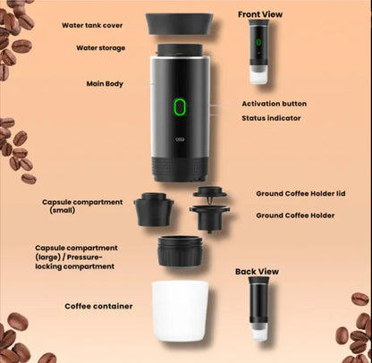 BrewMate Portable Espresso Maker – Coffee On-the-Go