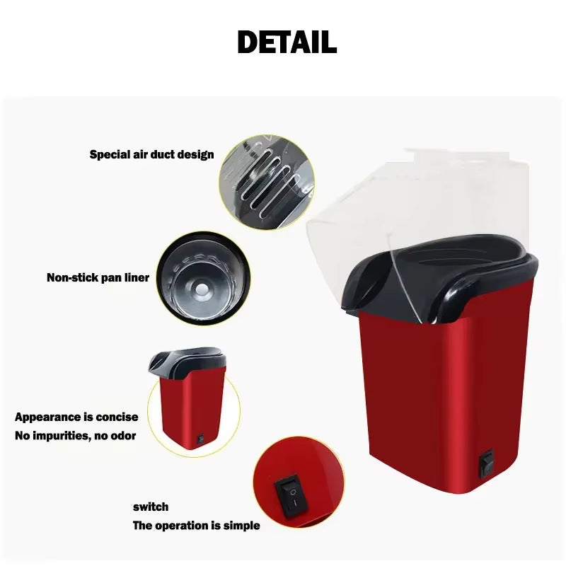 ✨ PopBlast Mini – Electric Popcorn Maker ✨