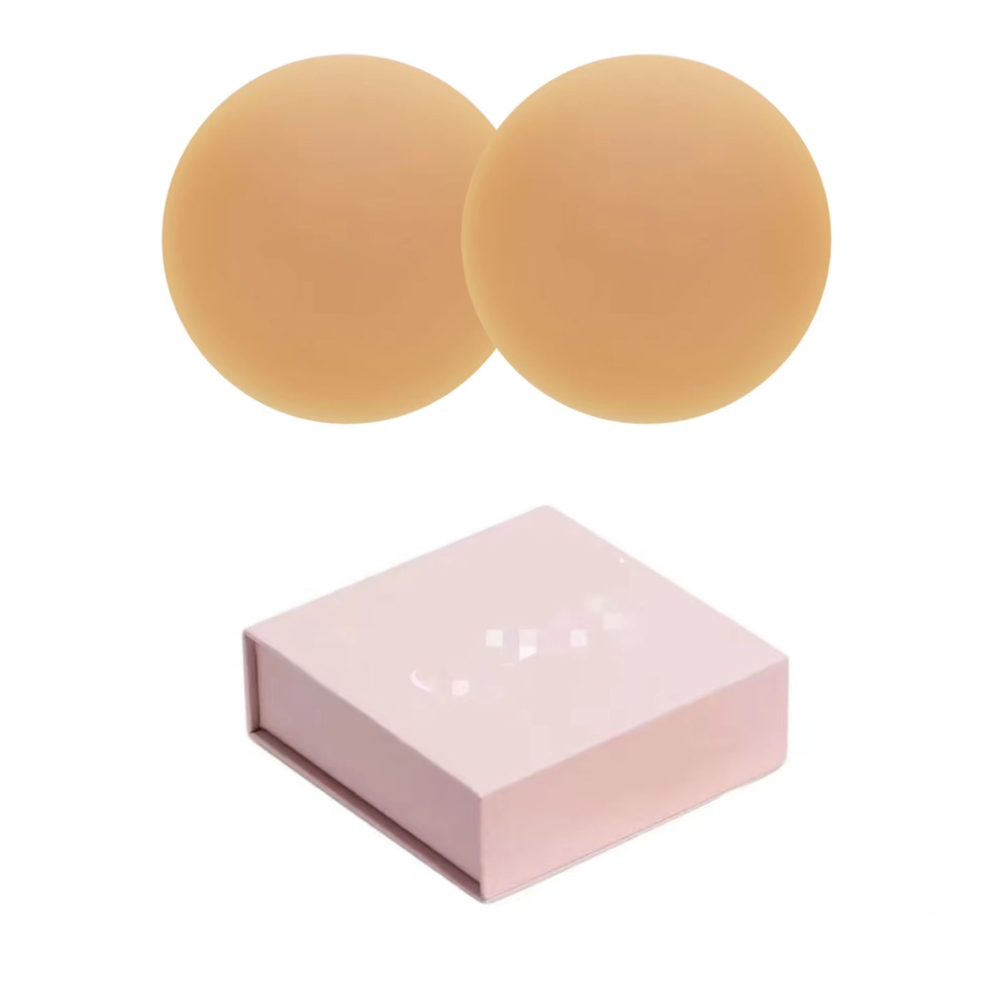 Braless Seamless for Cakes Cover Ultra Thin Invisible Bra Nipple Cover Bioadhesive Silicone Reusable Sweatproof Travel Boob Bra
